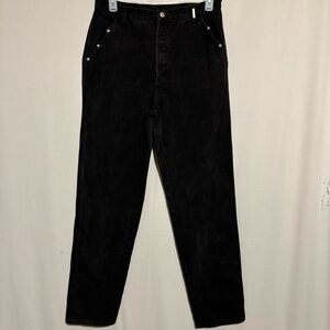 Authentic Rockies Jeanswear Black distressed made in USA size 15/16 Long barebac